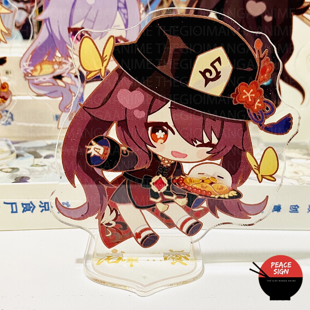 ( MINI - M2 ) Mô hình Standee GENSHIN IMPACT Sweets Paradise ver QUÁN ĂN game anime chibi mica trưng bày