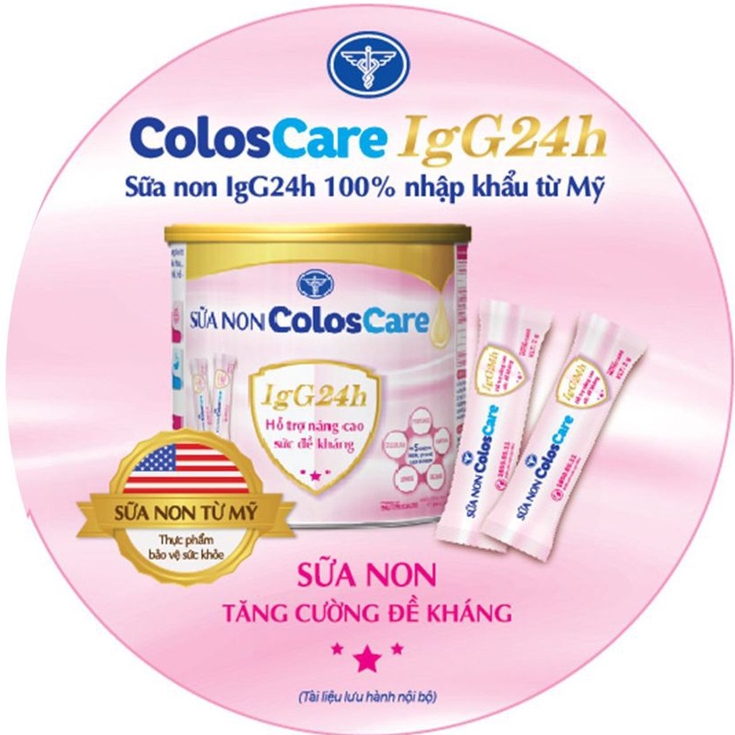 Sữa non Nutricare Coloscare IgG 24h tăng cường hệ miễn dịch (42 gói x 2g)