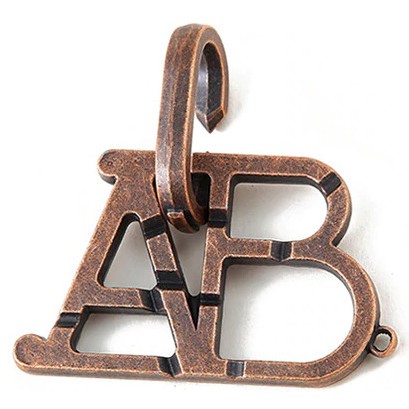 Đồ chơi trí tuệ_Thử thách trí não_The Letter ABC - Hanayama Puzzle_Hack não &amp; Xoắn não_IQ Toys_Giải đố_Thông minh Tư Duy