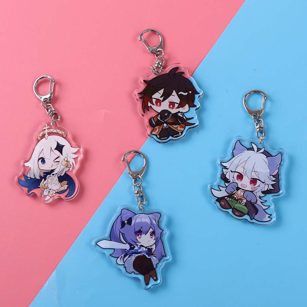 Móc Khóa Acrylic Họa Tiết Anime Dễ Thương