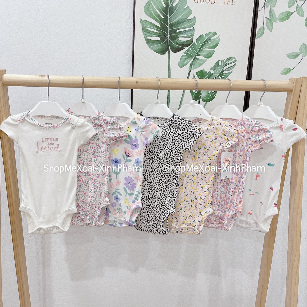 Body chip cộc cho bé 2-4kg newborn link 1, 100% cotton mềm mại