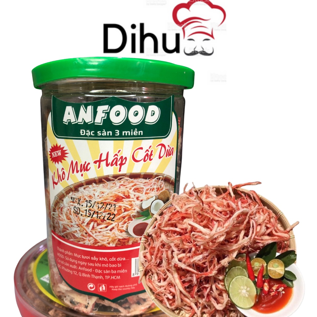 Khô mực hấp xả hấp cốt dừa thơm ngon đậm vị giàu chất dinh dưỡng Dihufood