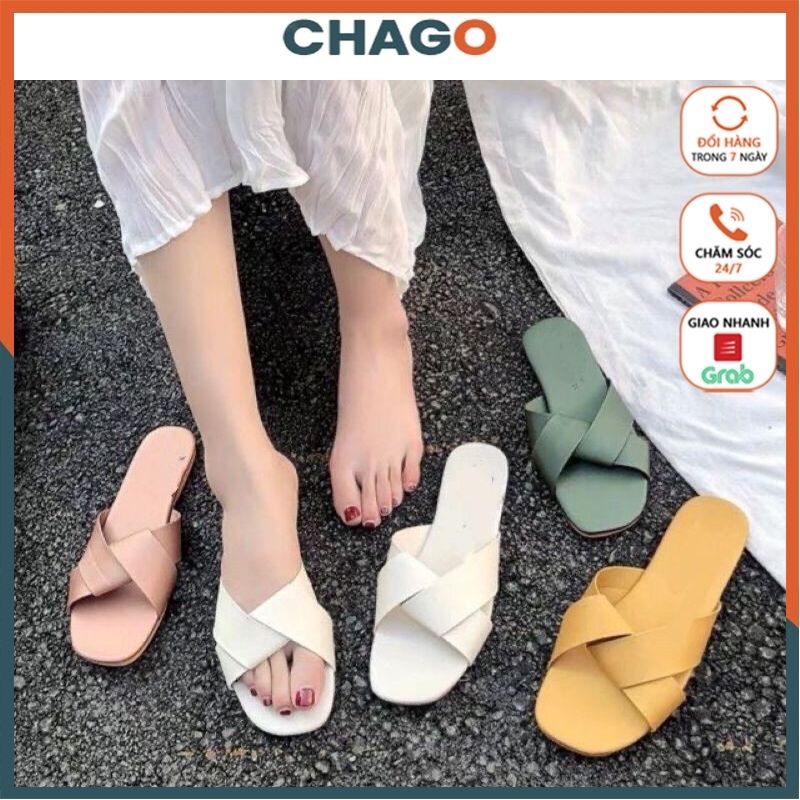 [FREESHIP 50] Dép nữ thời trang quai xoắn siêu xinh CHAGO GNU174
