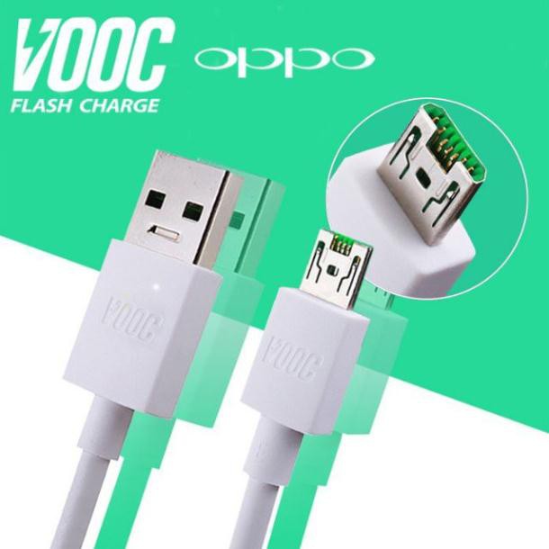 CÁP SẠC NHANH VOOC MICRO CHO OPPO VIVO CHÍNH HÃNG - HỖ TRỢ SẠC NHANH VOOC