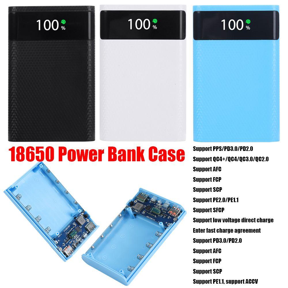 JONYE Vỏ Pin Sạc Dự Phòng 18650 Có Màn Hình LCD Hiển Thị Với Đèn LED Siêu Nhanh