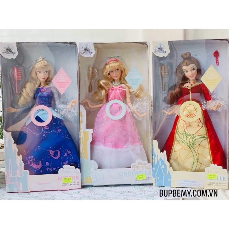 Công chúa Disney có đèn, nhạc, khớp tay chân