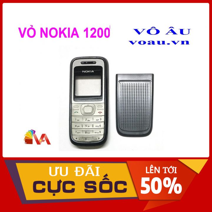 VỎ NOKIA 1200 MÀU ĐEN