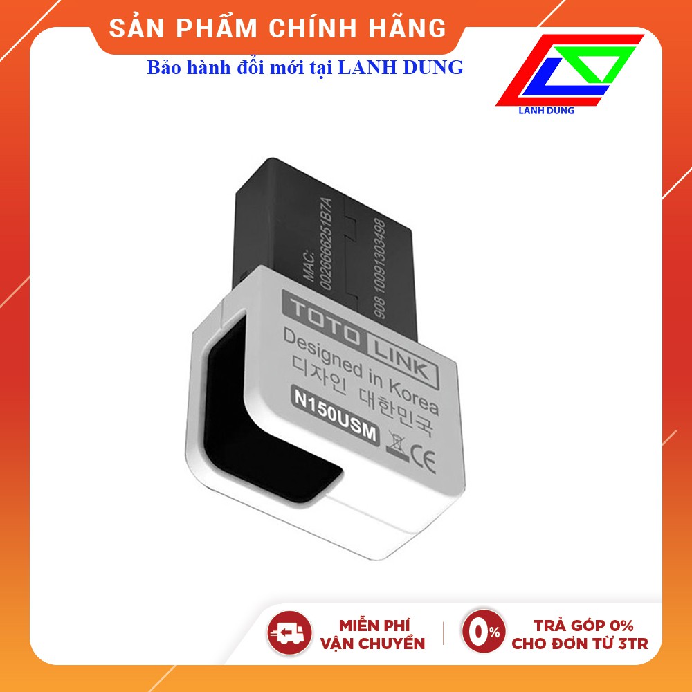 Usb thu wifi Totolink 150USM- chính hãng BH đổi mới