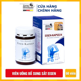 Viên uống bổ sung Sắt Eisen Kapseln chống thiếu máu (Hộp 60 Viên) - [Chính hãng Sanct Bernhard Đức ]