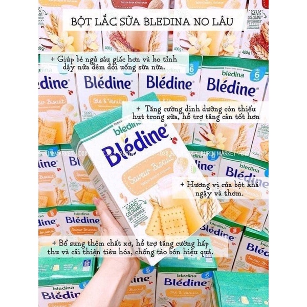 Bột Pha Sữa Bledine Pháp 400gam - Bột Lắc Sữa Bledina (Mẫu Mới, Date 2022)