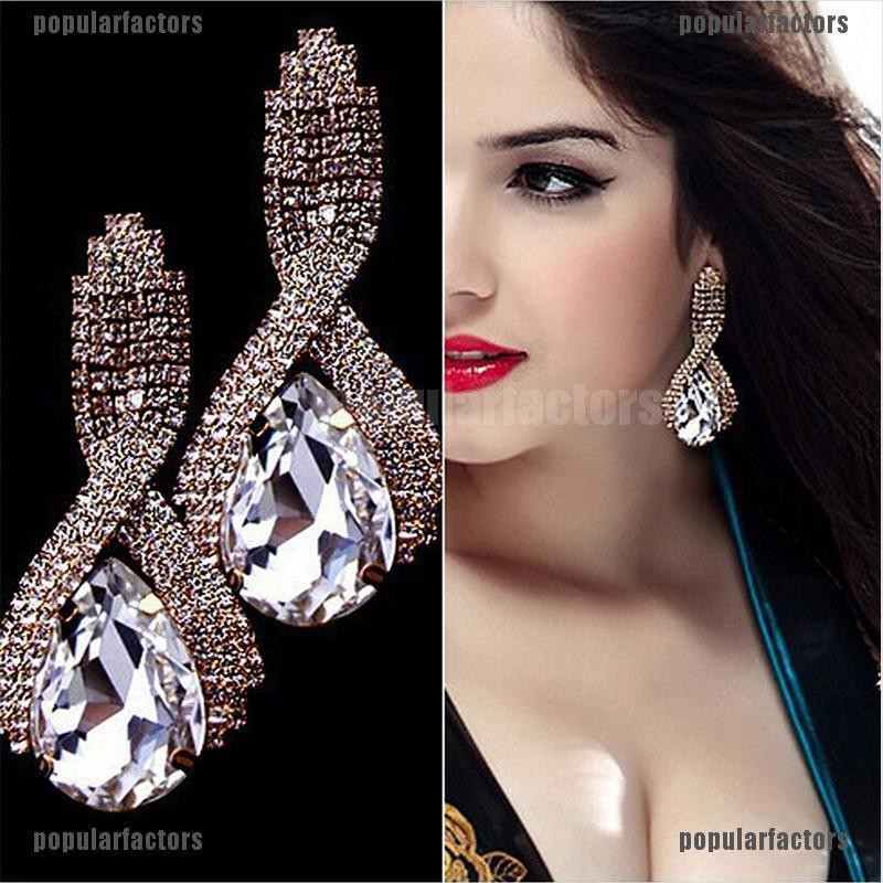 Khuyên Tai Hình Giọt Nước Cổ Điển Thanh Lịch Cho Nữ