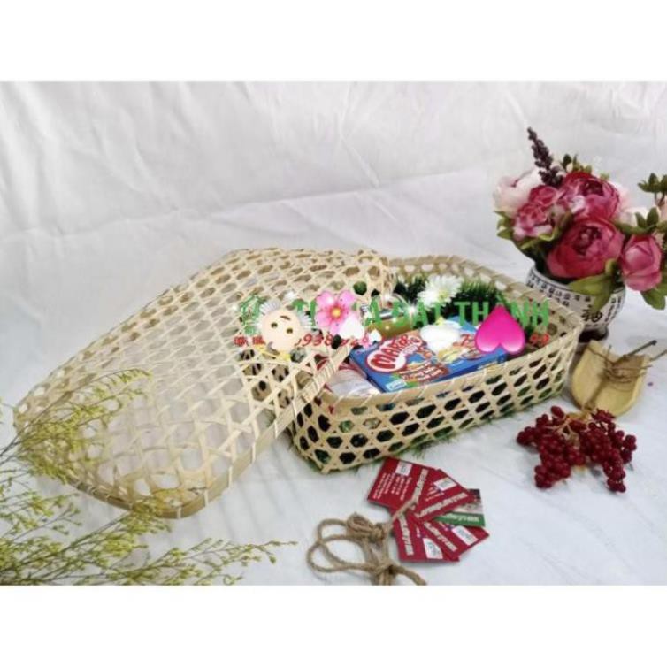 Xưởng SX- Hộp tre đa năng hình chữ nhật -Tre Việt