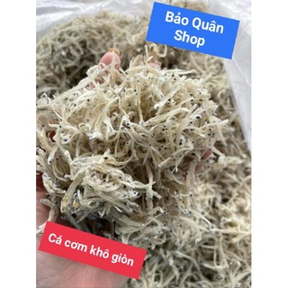 Cá Cơm Mờm - Cơm Bún Nghệ An, Loại Ngon Đặc Biệt, Size 100g, Cá Khô Tay, Dẻo, Màu Sáng Đẹp, Rim, Nấu Canh Rất Ngon
