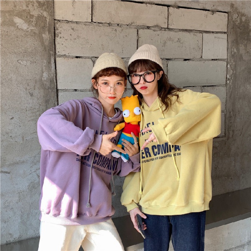 Áo Hoodie Form Rộng In Họa Tiết Thời Trang Xu Hướng Mới