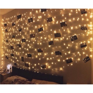 HÀNG CÓ SẴN Đèn đom đóm dây đồng 5m/10m trang trí sử dụng USB ( tặng kẹp gỗ treo ảnh )