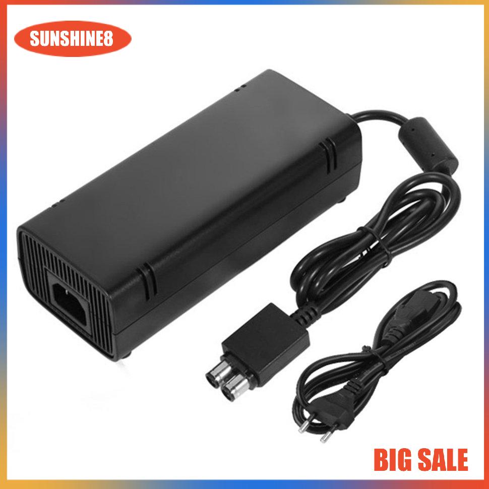 【SUN】Mini Sealed AC Brick Adapter Power Supply for Xbox 360 Slim With Charger Cable