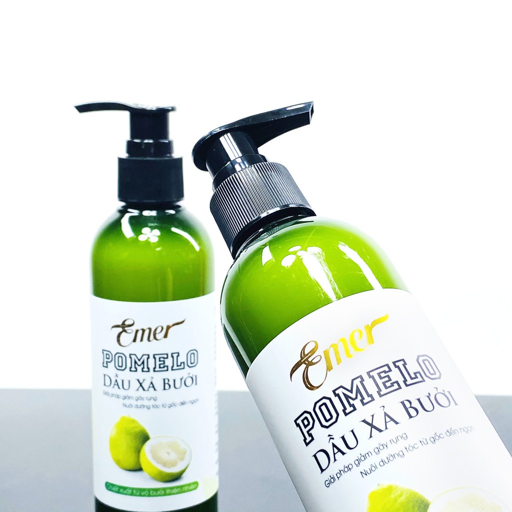 Combo dầu gội dầu xả kích mọc tóc pomelo Emer 300ml giảm rụng kích thích mọc tóc nhanh hơn dưỡng tóc suôn mượt Garin