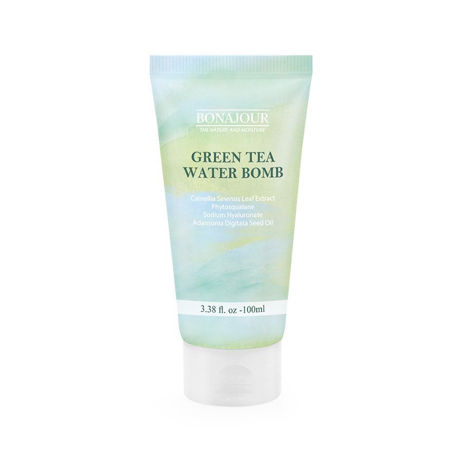 Kem Dưỡng Cấp Ẩm, Phục Hồi, Làm Dịu Da, ngừa lão hóa Bonajour Green Tea Water Bomb Cream 100ml