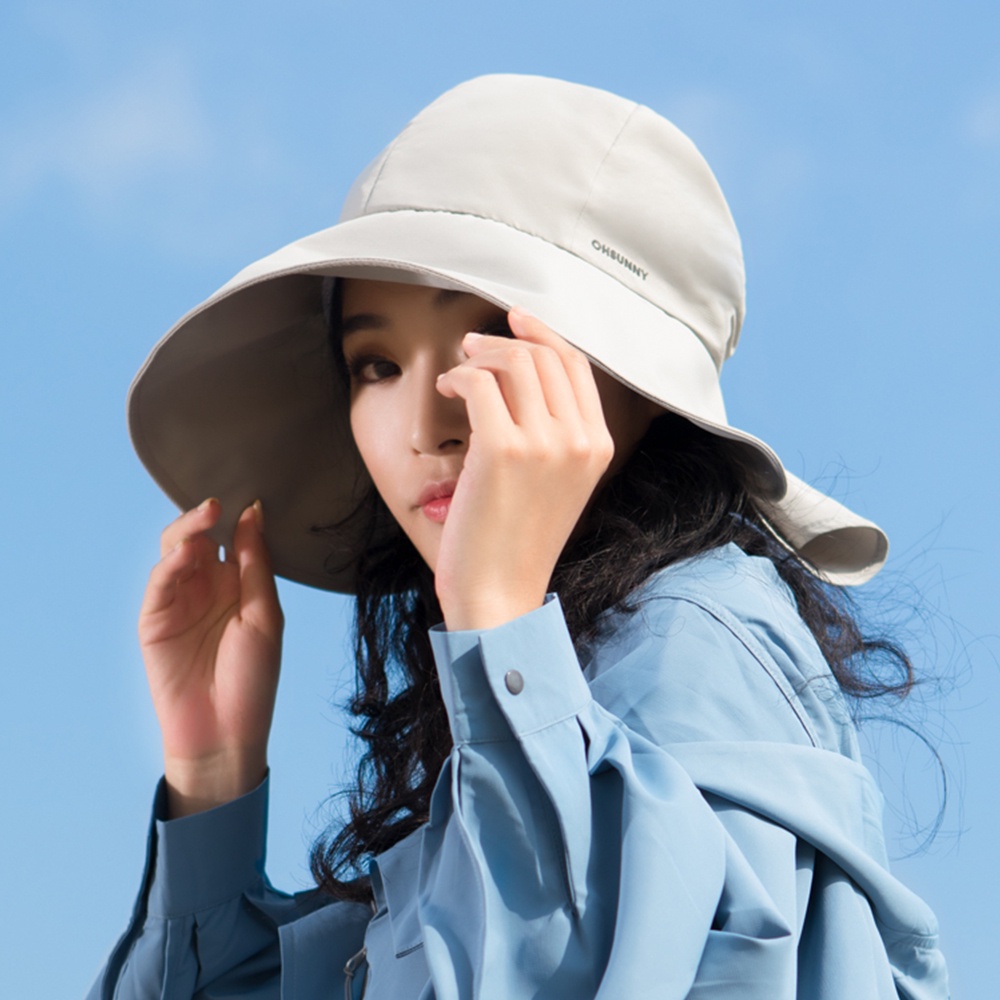 OhSunny Mũ chống nắng nhiều màu sắc tùy chọn có lớp phủ bảo vệ cổ chống tia UV tiện dụng chất lượng cao