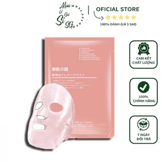 Mặt nạ tế bào gốc nhau thai cuống rốn rwine beauty stem cell placenta mask nhật bản 40ml