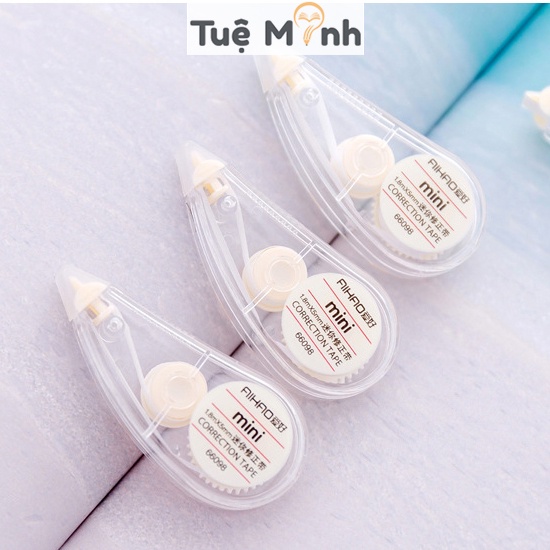 Bộ 2 bút xóa kéo mini dễ thương B26 tẩy xóa tiện lợi màu trắng sữa