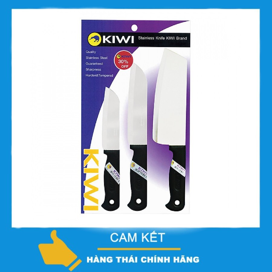 Bộ Dao 3 Món Kiwi Vn3-Set (475,477,211) Cao Cấp Thái Lan Nhập Khẩu