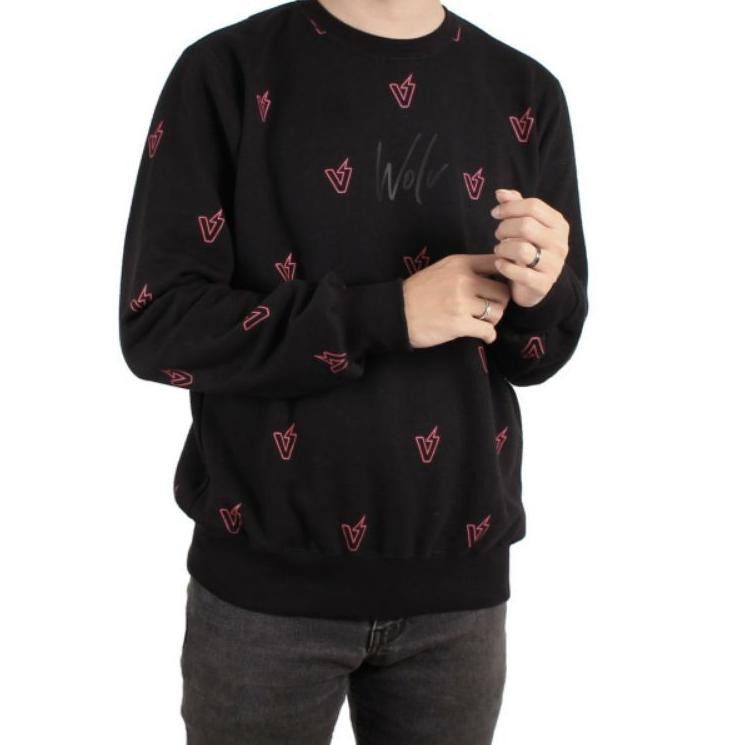 Áo Thun Tay Ngắn Cổ Tròn In Chữ This Is Crewneck Wolv | BigBuy360 - bigbuy360.vn