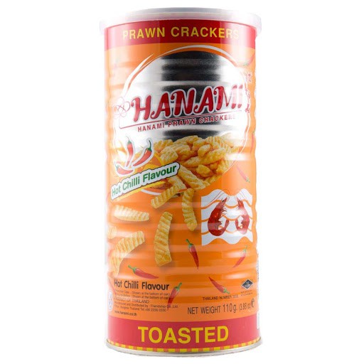Bim Bim, Snack Lon Tôm Thái Lan Hanami Hộp 110G