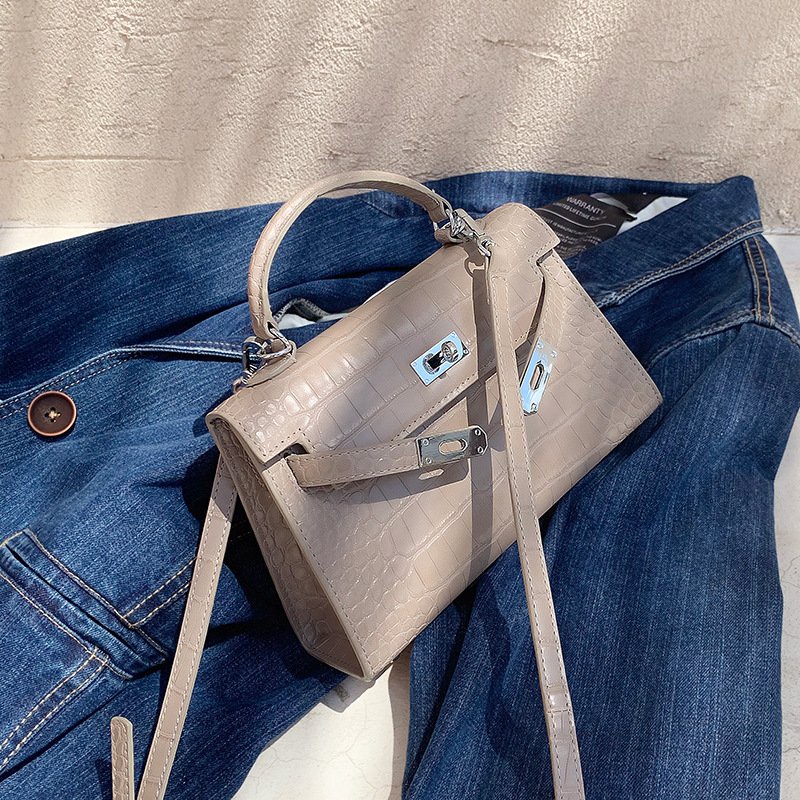 Túi xách Micocah da rắn, túi xách phong cách dáng kelly Alice Housee