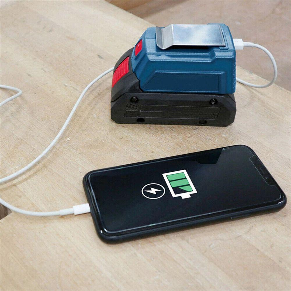 BOSCH Bộ Chuyển Đổi Pin Sạc USB Kép Thông Dụng Cho Pin Li-ion 14.4V 18V
