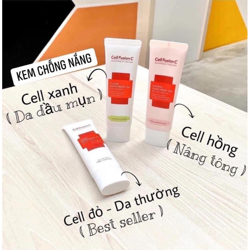Kem chống nắng CELL FUSHION C