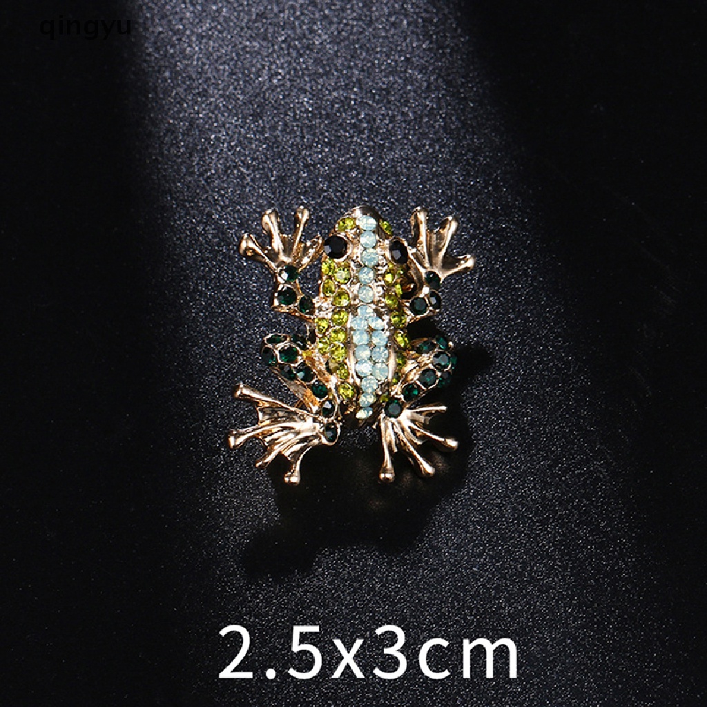 Trâm Cài Áo Hình Ếch Và Chim Đính Đá Dễ Thương