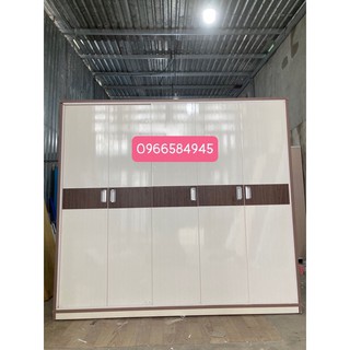 Tủ nhựa đài loan 5 cánh lùa phối màu miễn ship hcm 20km