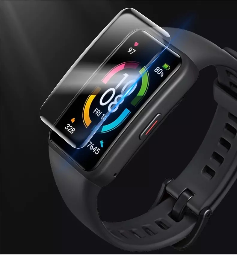 Kính Cường Lực Tpu Mềm Màn Hình 3d Cho Huawei Honor Band 6