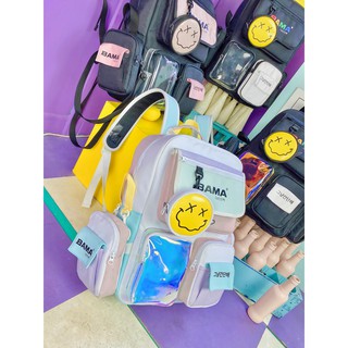 Balo Bama 444 Backpack kèm túi tròn mini