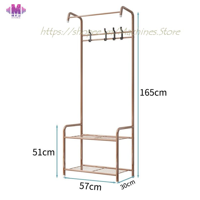 Giá Treo Quần Áo Hình Chữ h Đa Năng Chất Liệu Thép Sơn Tĩnh Điện