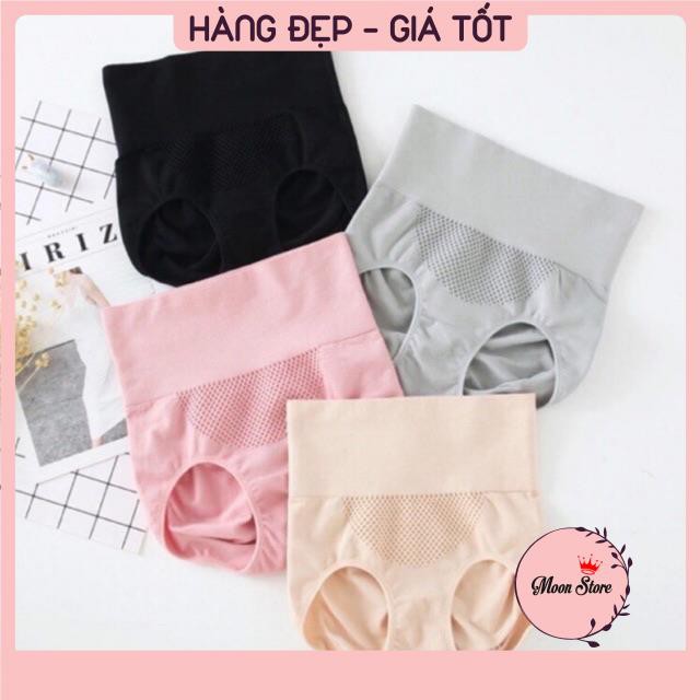 [Mã 12FASHIONSALE1 giảm 10K đơn 50K] Quần lót nữ cạp cao zip y tế kháng khuẩn xuất Nhật nâng mông gen bụng 4in1