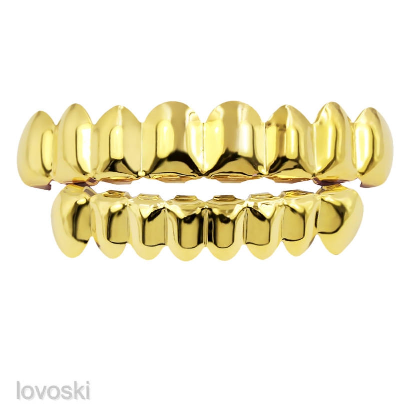 [Lovoski] Bộ Khuôn Nướng Răng Mạ Vàng 18K Dùng Hóa Trang Halloween