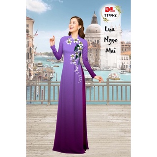 Vải áo dài in 3D 4035