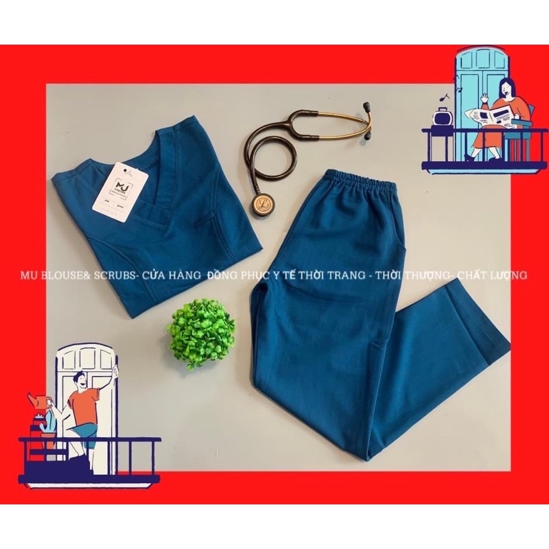 Bộ Scrubs Bác Sĩ, quần áo phòng mổ, đồng phục phẫu thuật, đồng phục spa (NAM& NỮ )