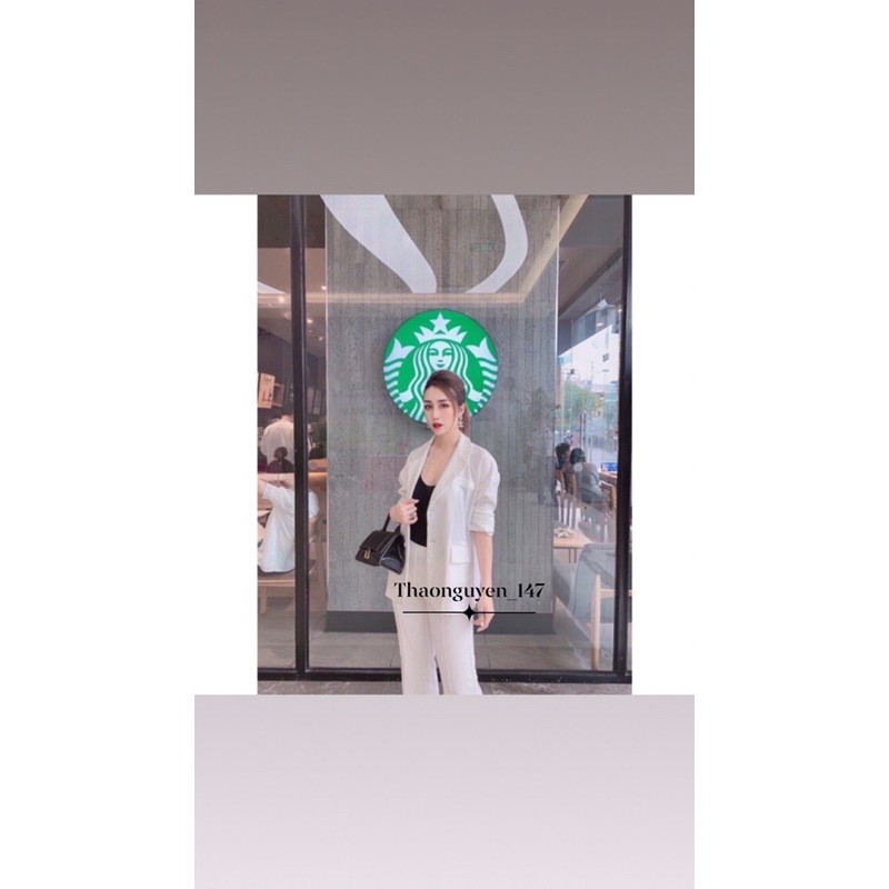 Áo khoác vest nữ blazer vải cao cấp hàng xuất, nhiều màu