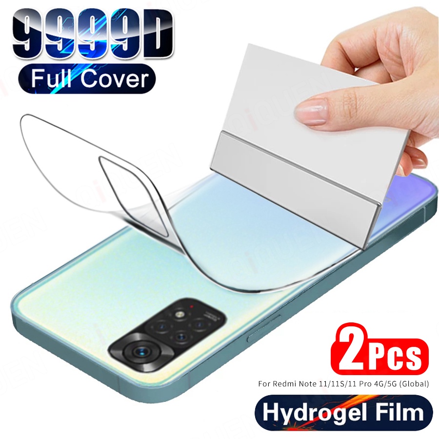 2 Pieces Miếng dán dẻo PPF mặt lưng thích hợp cho Xiaomi Redmi Note 11 Pro 5G 11S