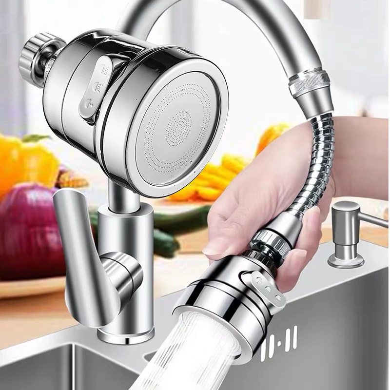 Đầu Gắn Vòi Nước 3 Chế Độ Tiết Kiệm Nước, Chống Văng Và Tiết Kiệm Nước