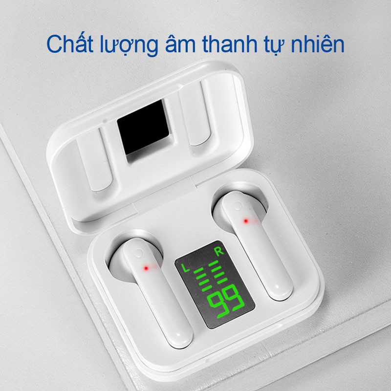 Tai nghe bluetooth không dây cảm ứng nhanh âm thnh 3D