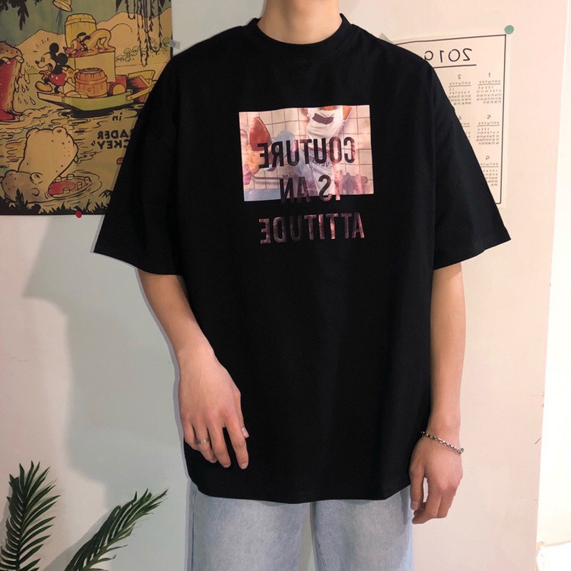 Áo thun Bivota áo phông nam nữ form rộng tay lỡ siêu đẹp | BigBuy360 - bigbuy360.vn