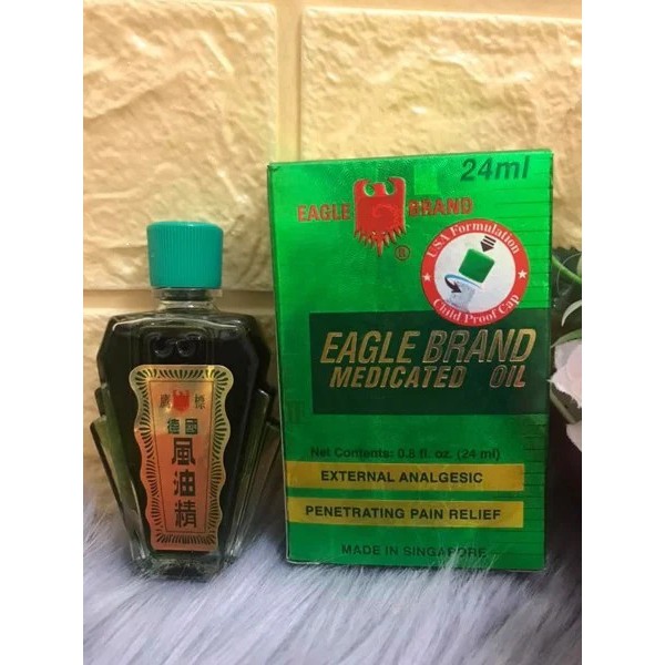 Dầu gió xanh con Ó Mỹ Eagle Brand 24ml ( chất lượng cho thị trường Mỹ )