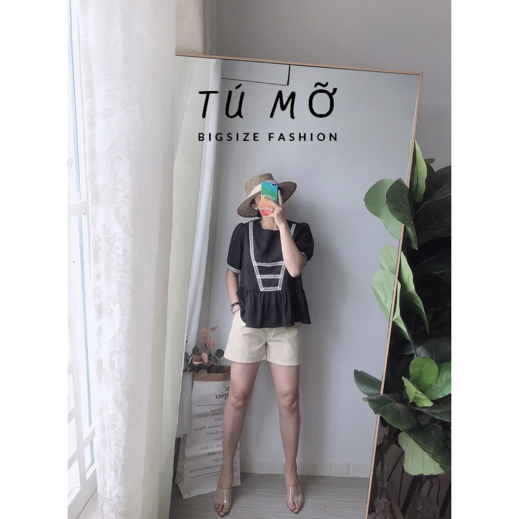 Quần short Bigsize Jett - NUDE Tú Mỡ - Đầm cho người béo mập 50-95KG - Mặc đi tiệc,đi chơi hoặc dạo phố