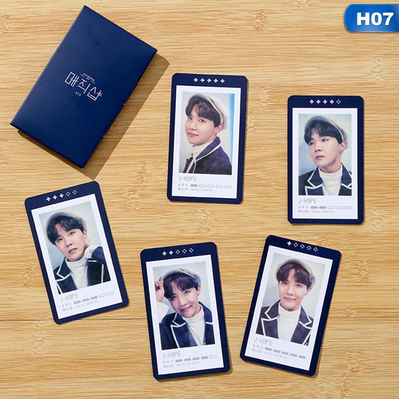 5PCS BTS 5TH MUSTER MAGIC SHOP Photocards Official Same Lomo Cards JK JJIMIN