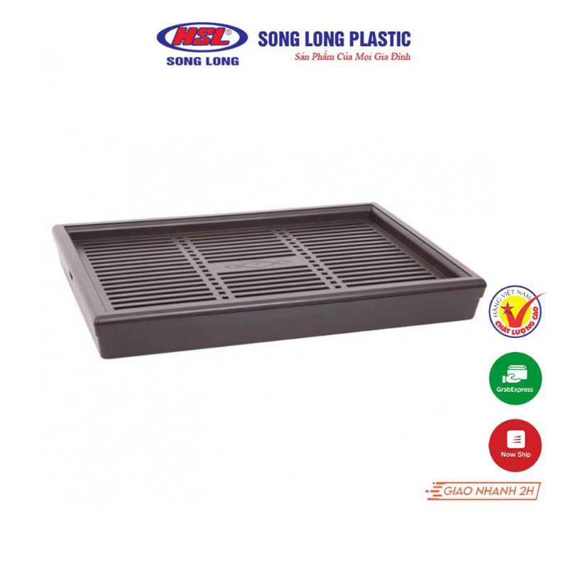 Khay trà Đựng Ấm chén Song Long Plastic