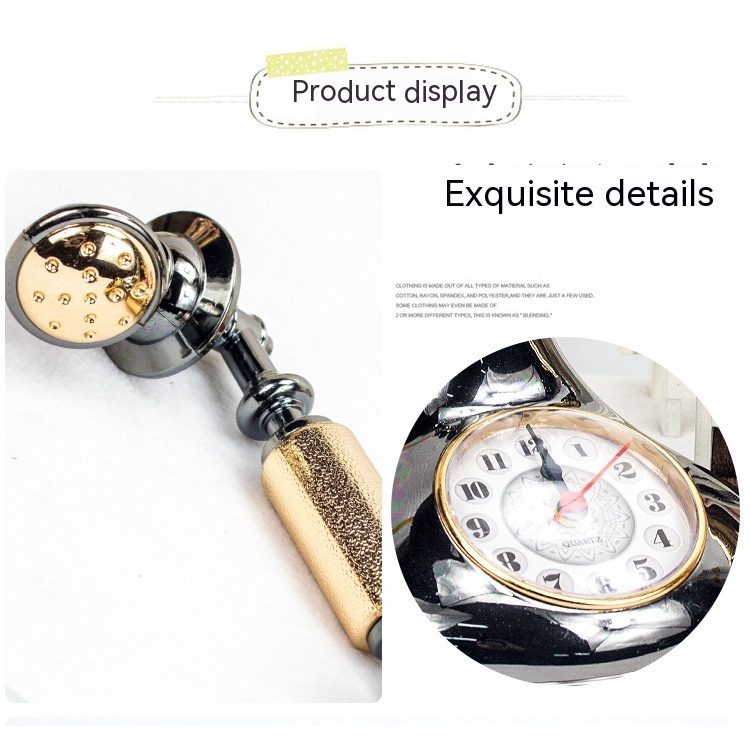 Đồng Hồ Báo Thức Điện Thoại Kiểu Cổ Điển Dùng Làm Quà Tặng Cho Học Sinh